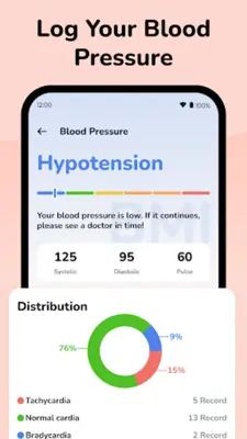 Health Tracker Blood Pressure android App screenshot 5